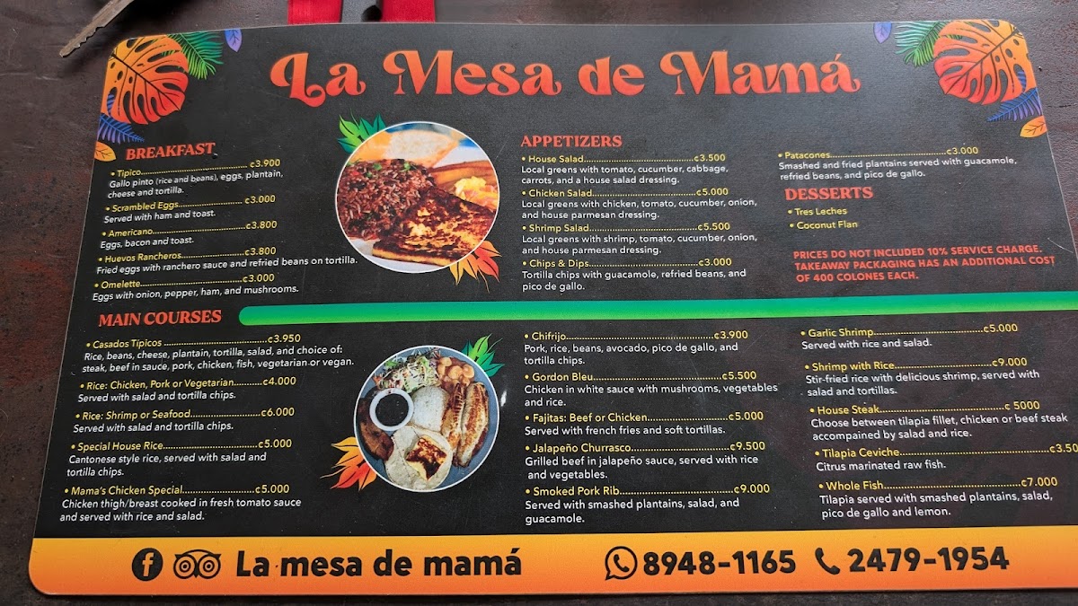 Menu Restaurante La Mesa De Mamá-3
