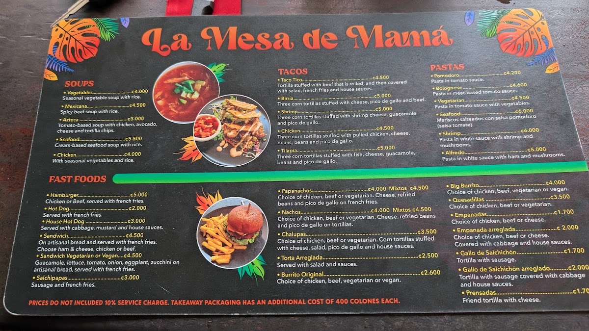 Menu Restaurante La Mesa De Mamá-4