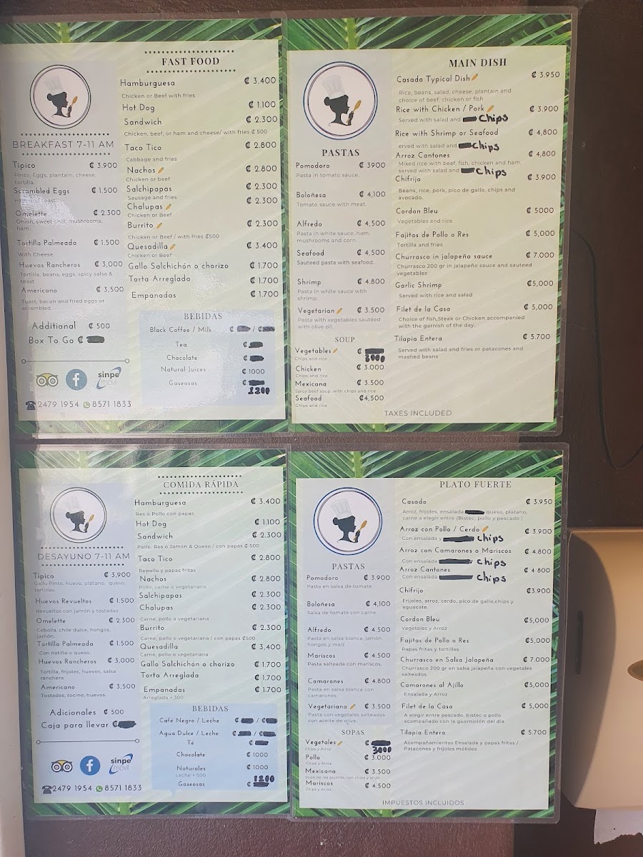 Menu Restaurante La Mesa De Mamá-7