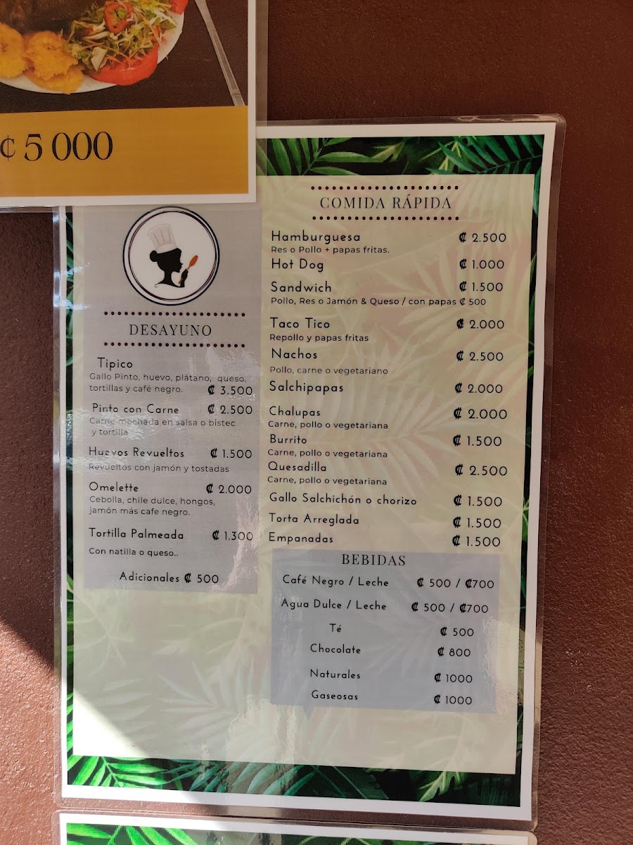 Menu Restaurante La Mesa De Mamá-9